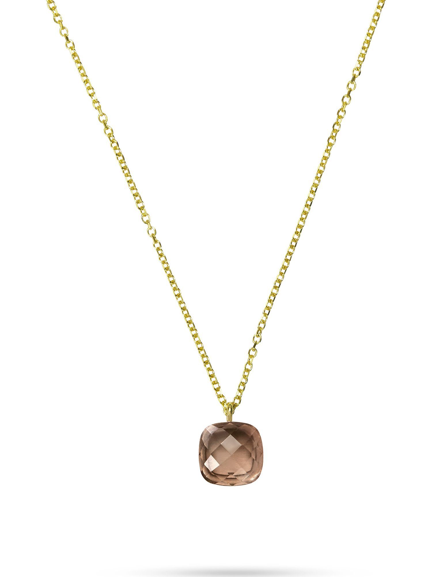 CHRIST Collier CHRIST Damen-Kette 585er Gelbgold 1 Farbstein