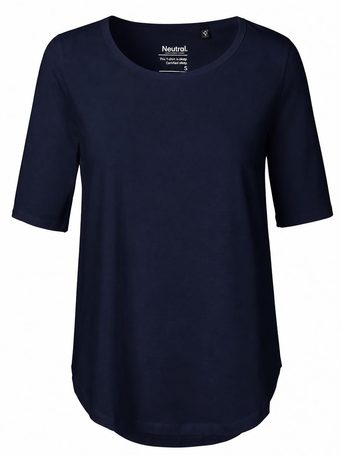 Neutral Rundhalsshirt Damen Half Sleeve T-Shirt / 100% Fairtrade Baumwolle
