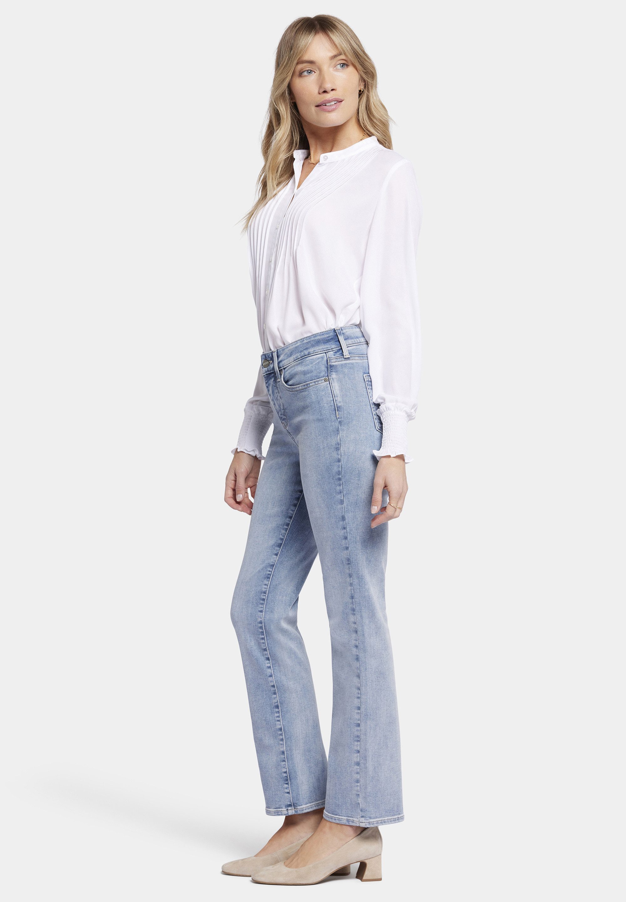 NYDJ Straight-Jeans Ellison Straight Schlankmachende Passform