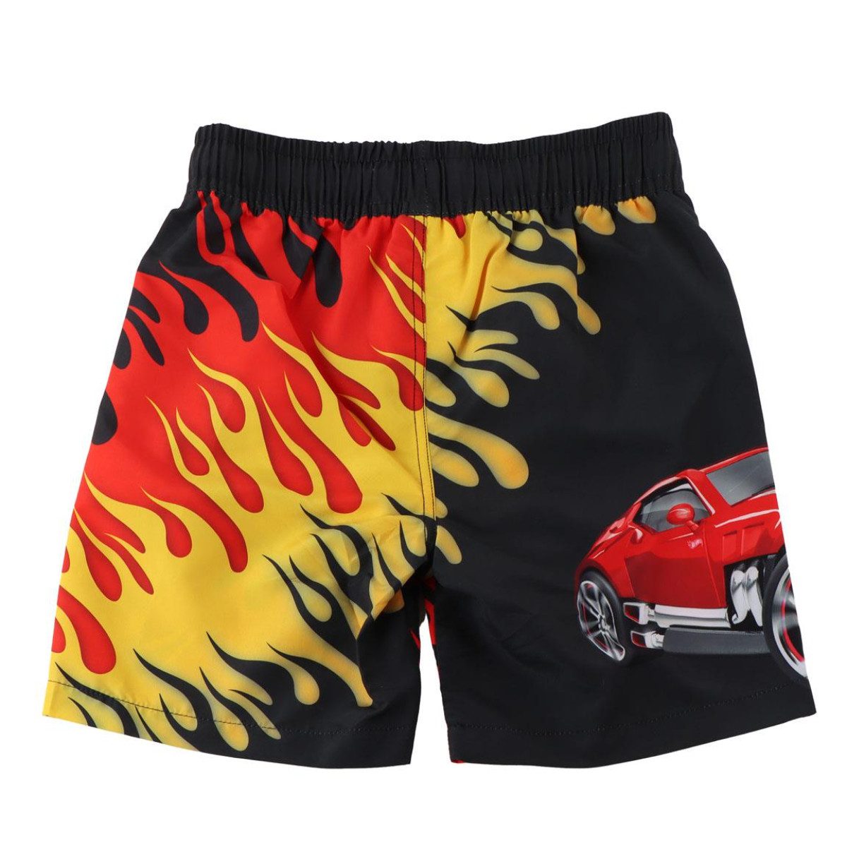 Hot Wheels Badeshorts Bermuda Shorts Kinder 100% Polyester Sommer Freizeit Strand