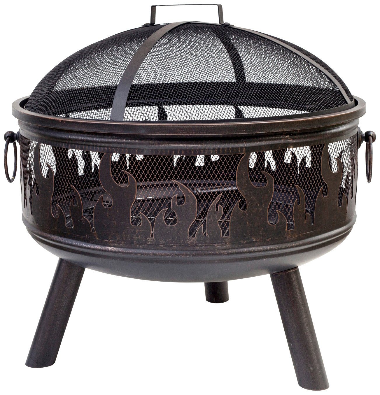 Feuerkorb »Wildfire« inkl. Funkenschutzhaube, bronzefarben Feuerkorb »Wildfire« inkl. Funkenschutzhaube, bronzefarben