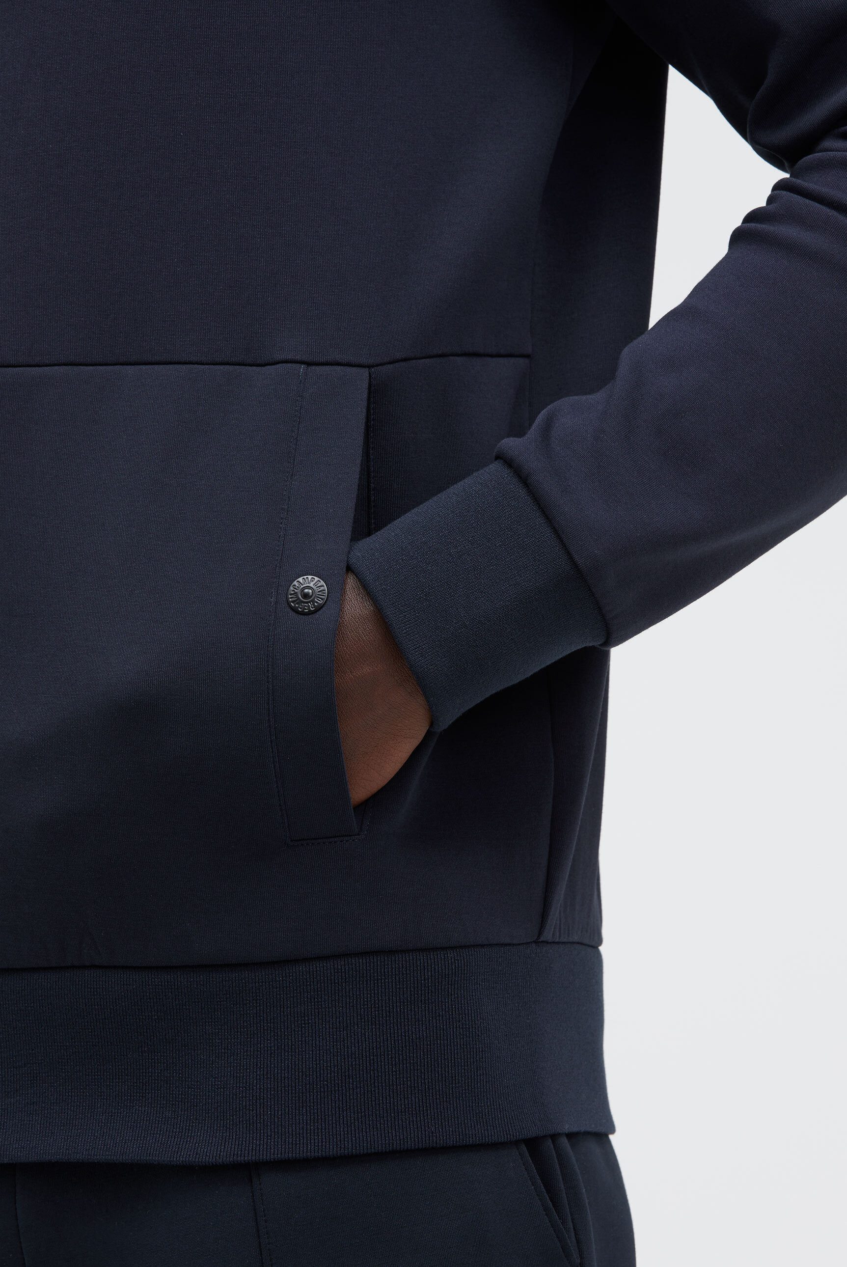 CMPD Kapuzensweatjacke mit Baumwolle