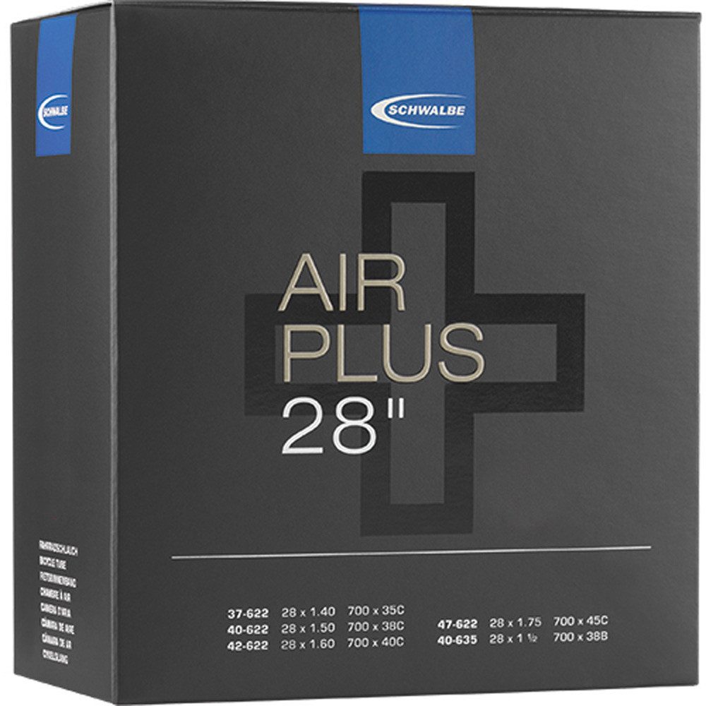 Fahrradschlauch Schwalbe Schlauch AIR Plus 28Zoll 37-47/622-635mm AV17-40