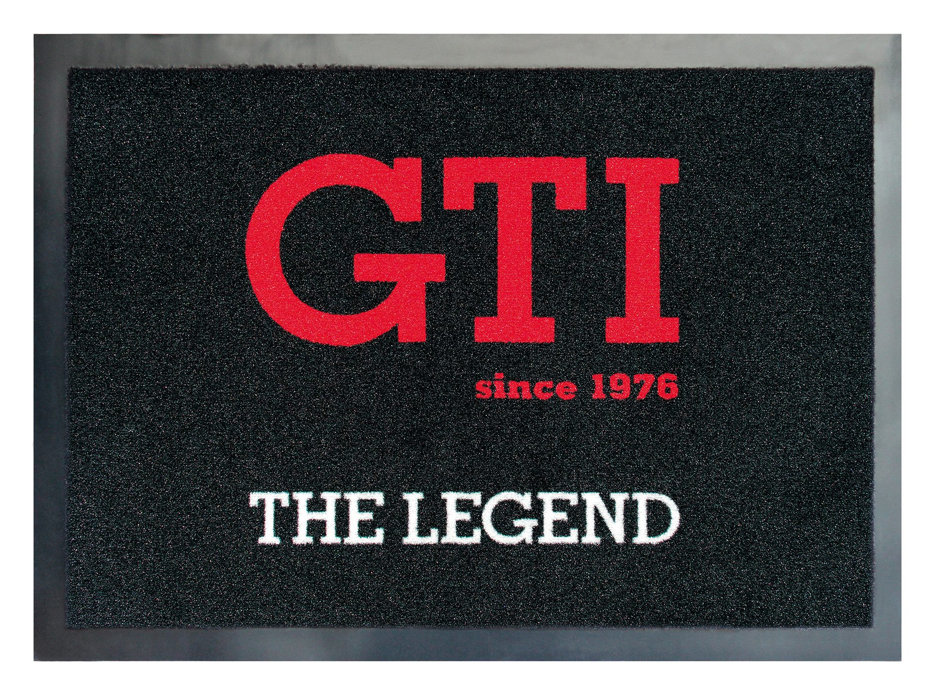 VW Collection by BRISA Fußmatte Volkswagen Türvorleger im GTI Design, rechteckig, Höhe: 7 mm, In- und Outdoor geeignet