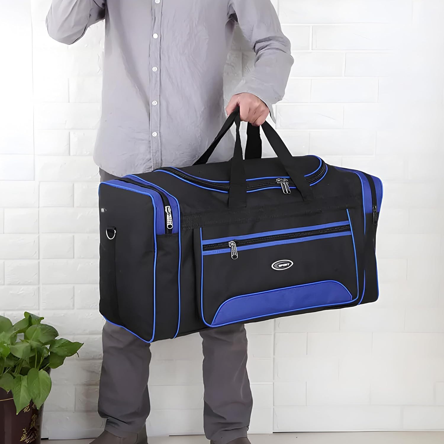 PRESO BAG Reisetasche Sporttasche, Fitnesstasche, Badetasche, Reisetasche, Saunatasche, Freizeittasche, Hochwertige Verarbeitung – Bild 3 von 4