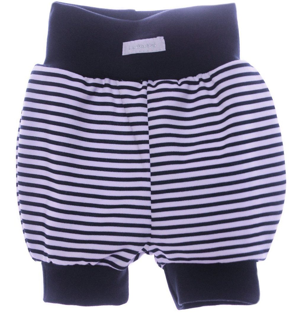 Shorts Baby Pumphose in Blau gestreift kurze Hose