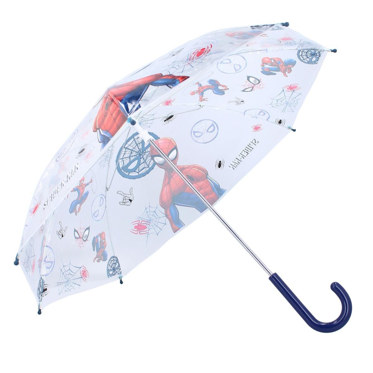 Vadobag Stockregenschirm Kinderschirm Regenschirm Spiderman Rainy Days
