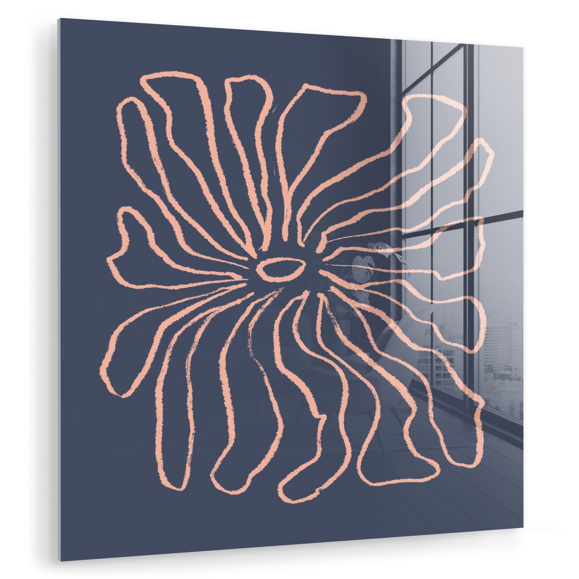 MuchoWow Acrylglasbild Blumen - Bohème - günstig online kaufen