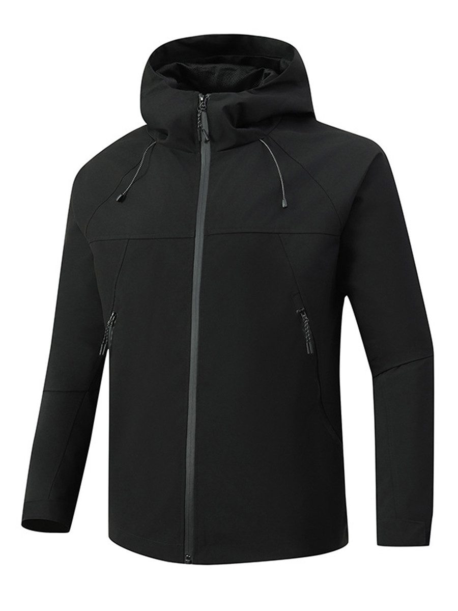 YOUTHUP Funktionsjacke Herren Outdoorjacke Übergangsjacke Winddichte Jacke
