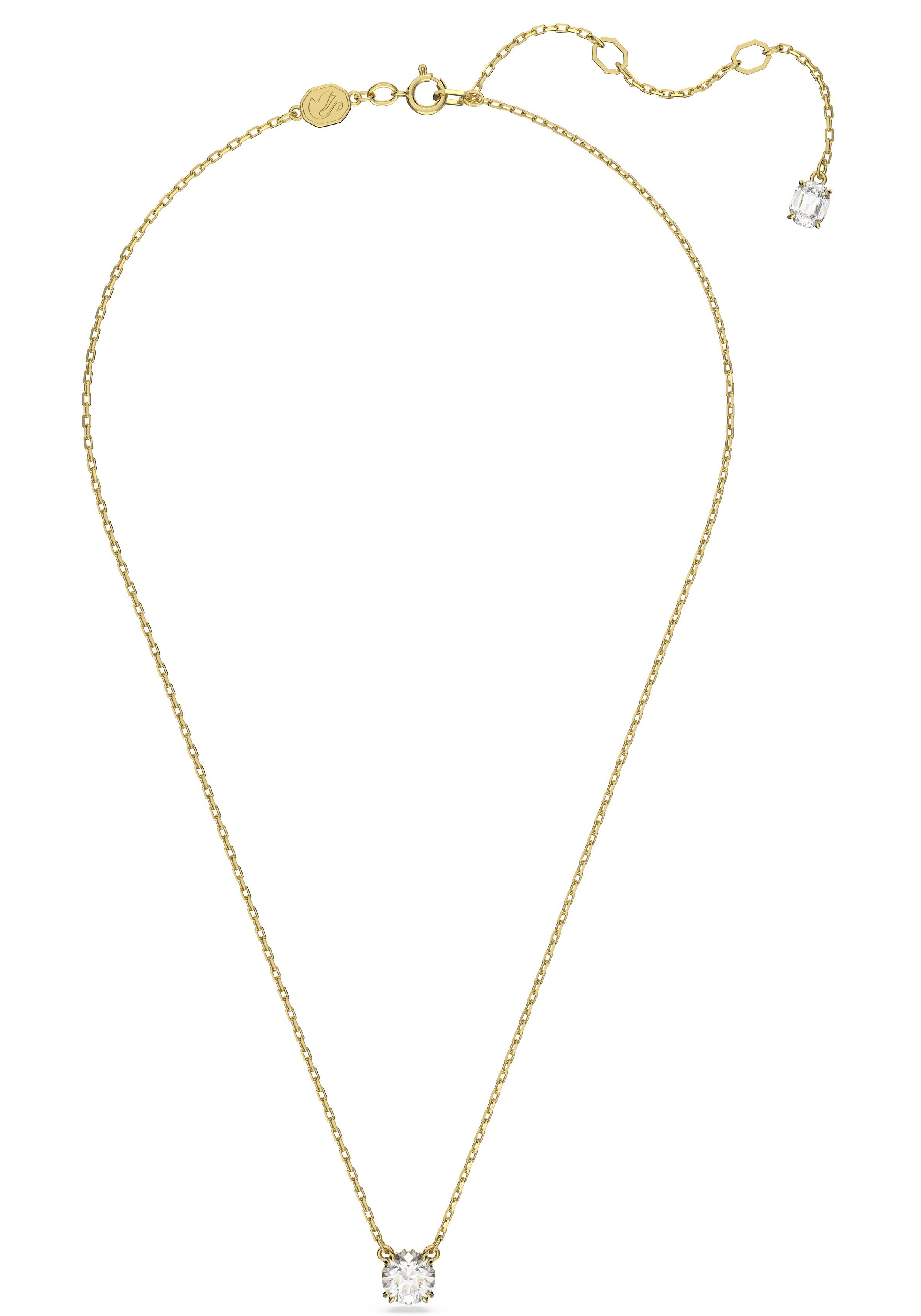 Swarovski Kette mit Anhänger Stilla Round, mit Swarovski® Kristall günstig online kaufen