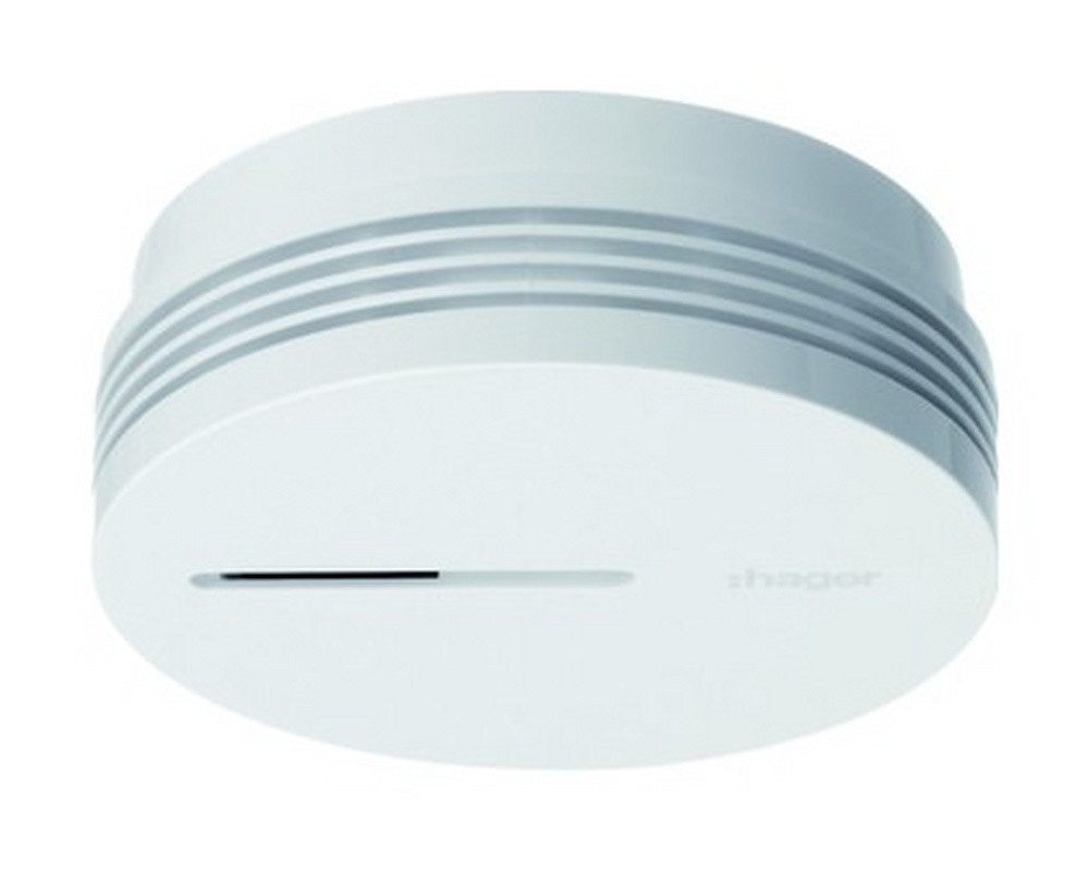 Hager Rauchmelder (3VDC Standalone 10J Batterie/Akku optisch 85 dB mit Sockel)