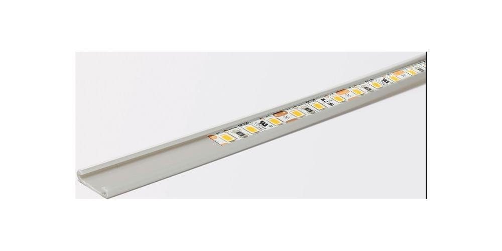 L&S Möbelbeschlag LED Flexiadapter passend für Nutprofil Länge 2000 mm grau