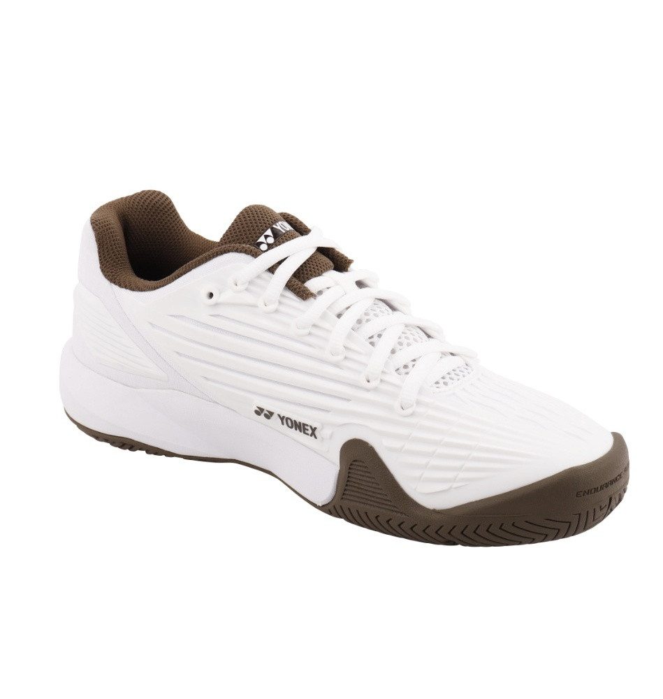Yonex Power Cushion Eclipsion 5 Allcourt (Stabilität) 2025 weiss/braun Tennisschuh