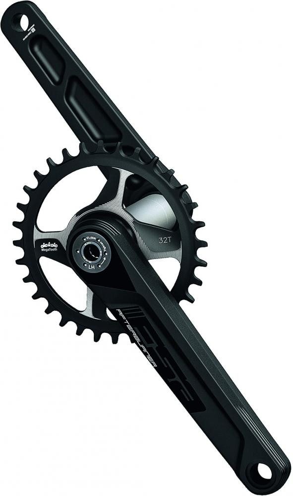 FSA Fahrradkurbel FSA Kurbelgarnitur Afterburner Modular Direct Mount 175 mm Schwarz - s