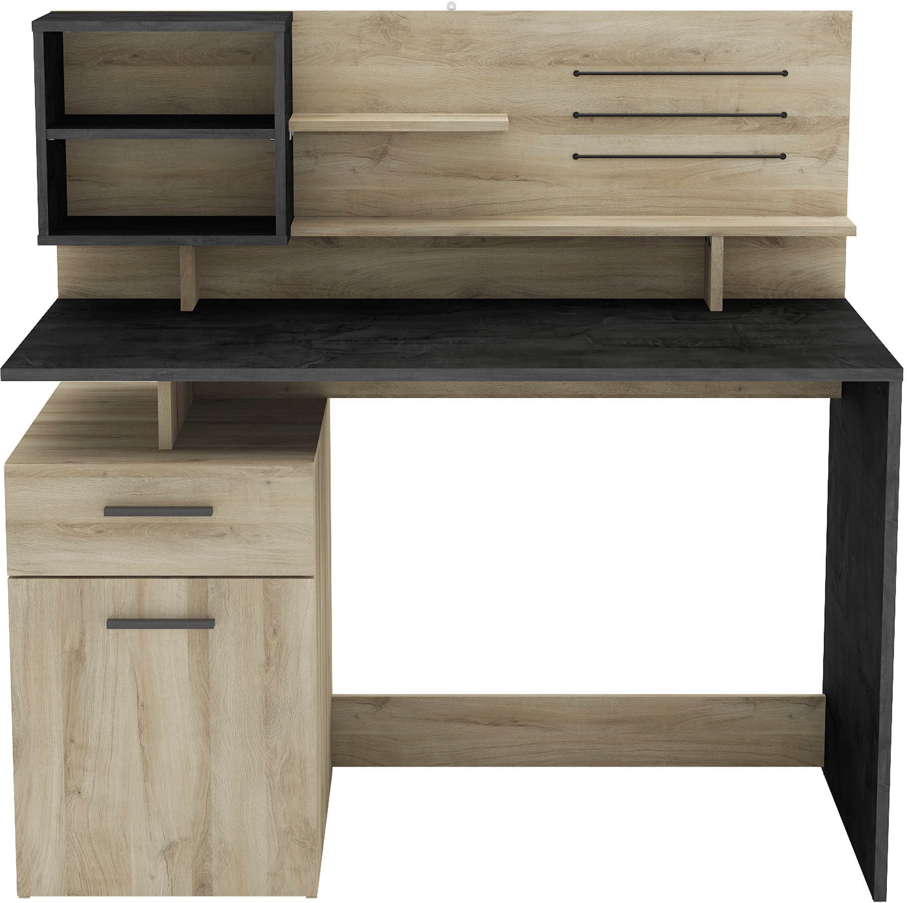 Demeyere GROUP Schreibtisch Malicia, Schreibtisch mit Funktionalen Ausstattung