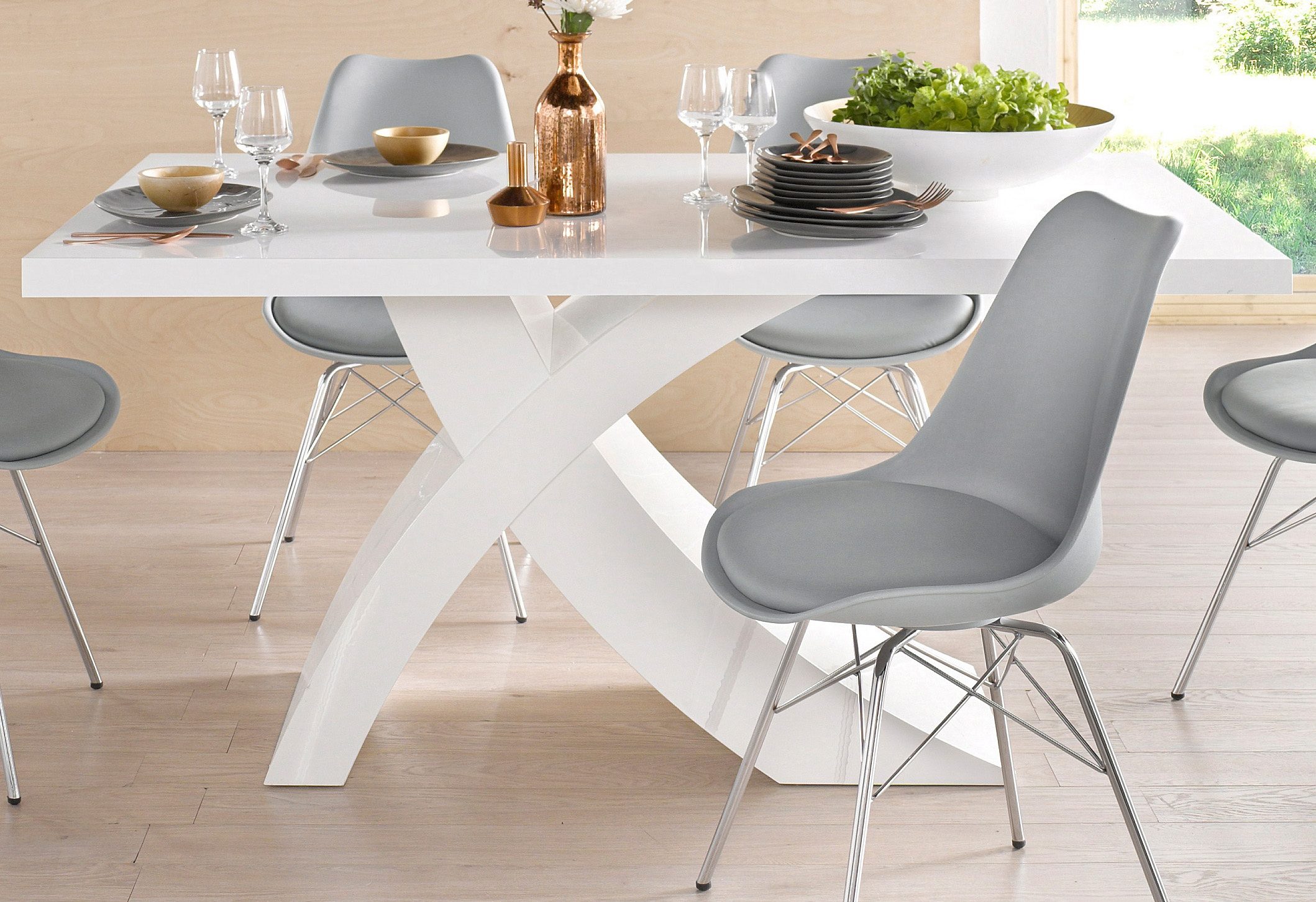 Esstisch, 4,3 cm starke Tischplatte online kaufen | OTTO