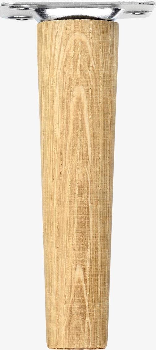 eiche (6 Stützfuß, pigmentiert in Bein, Möbelfuß cm Mistral stk), mehreren Höche: weiß 14 Furniture Farben, Holz, Hammel