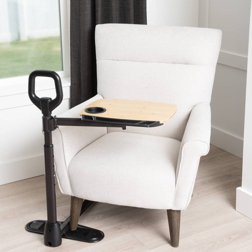 rehastage Greifzange Couchtray Sofagriff - Aufstehhilfe mit Tablett