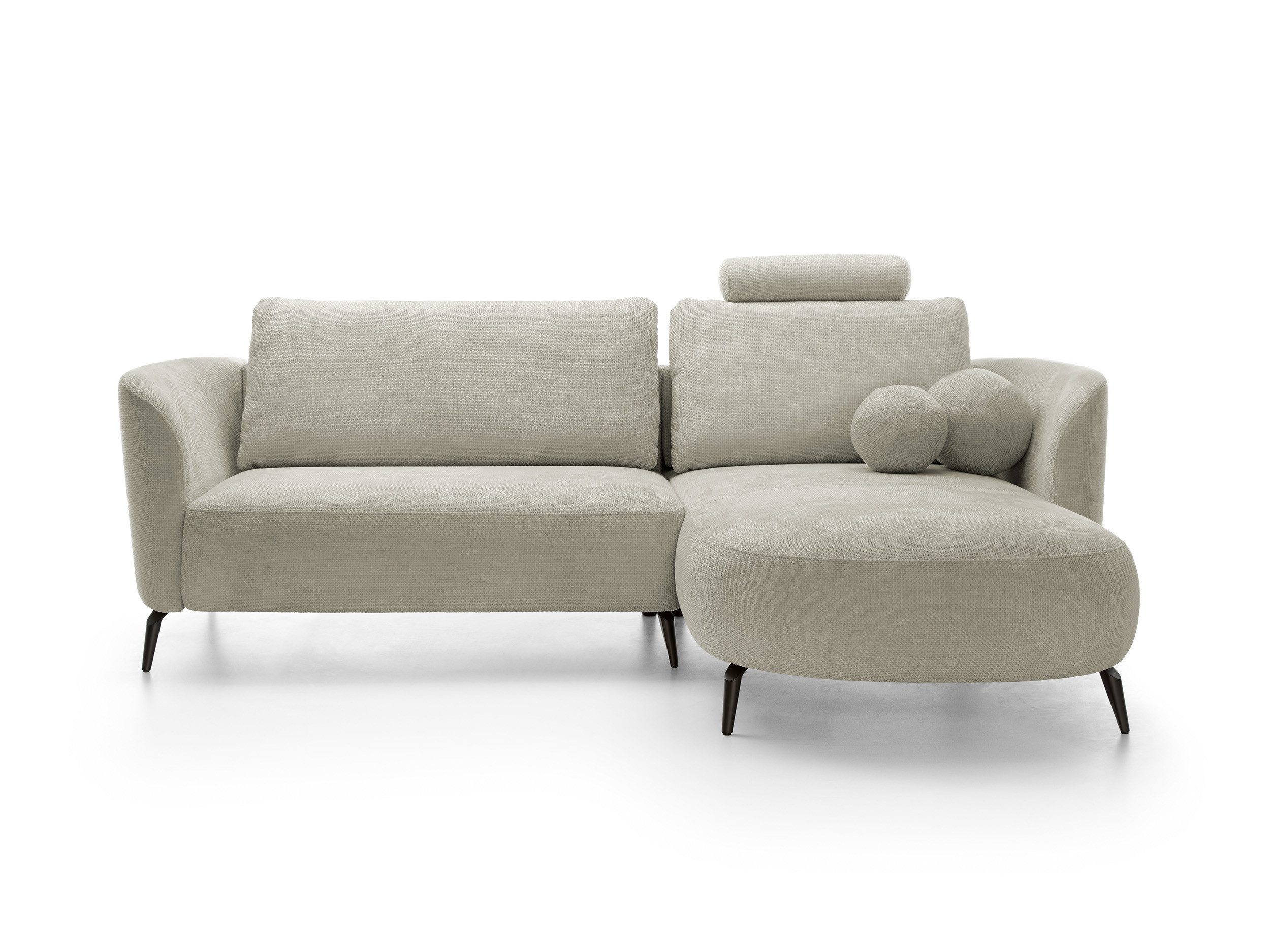 Goldstoff Ecksofa Zenit – L-Form Sofa günstig online kaufen