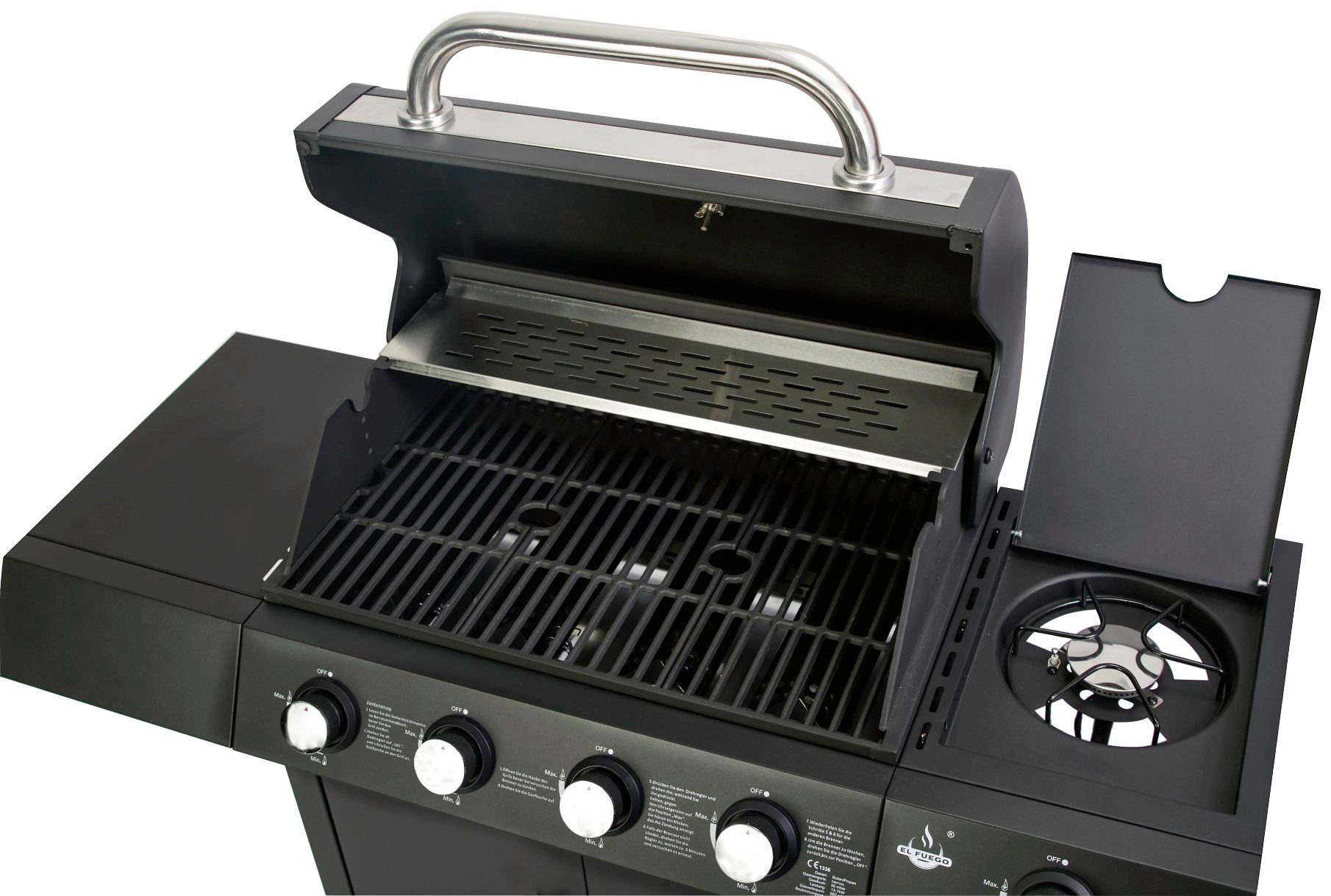 El Fuego Gasgrill San Angelo, BxTxH: 120x48x110 cm – Bild 3 von 5
