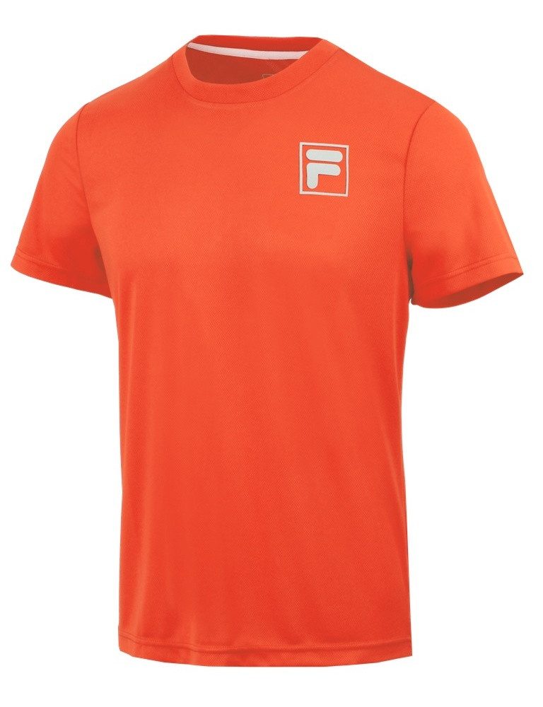 Fila T-Shirt Tommaso (100% Polyester) orange Herren