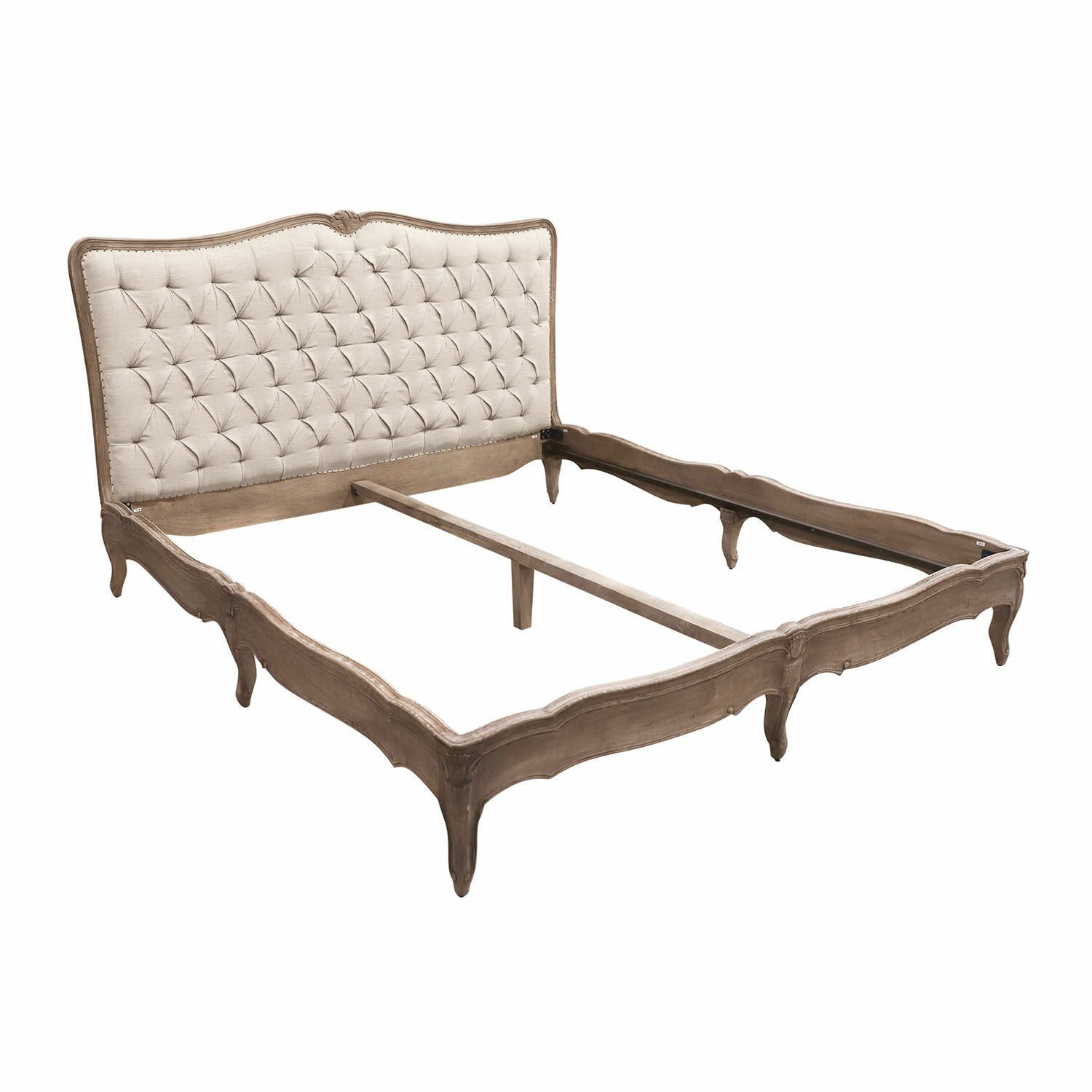 Mirabeau Bett Bett Declaire leinen/braun günstig online kaufen