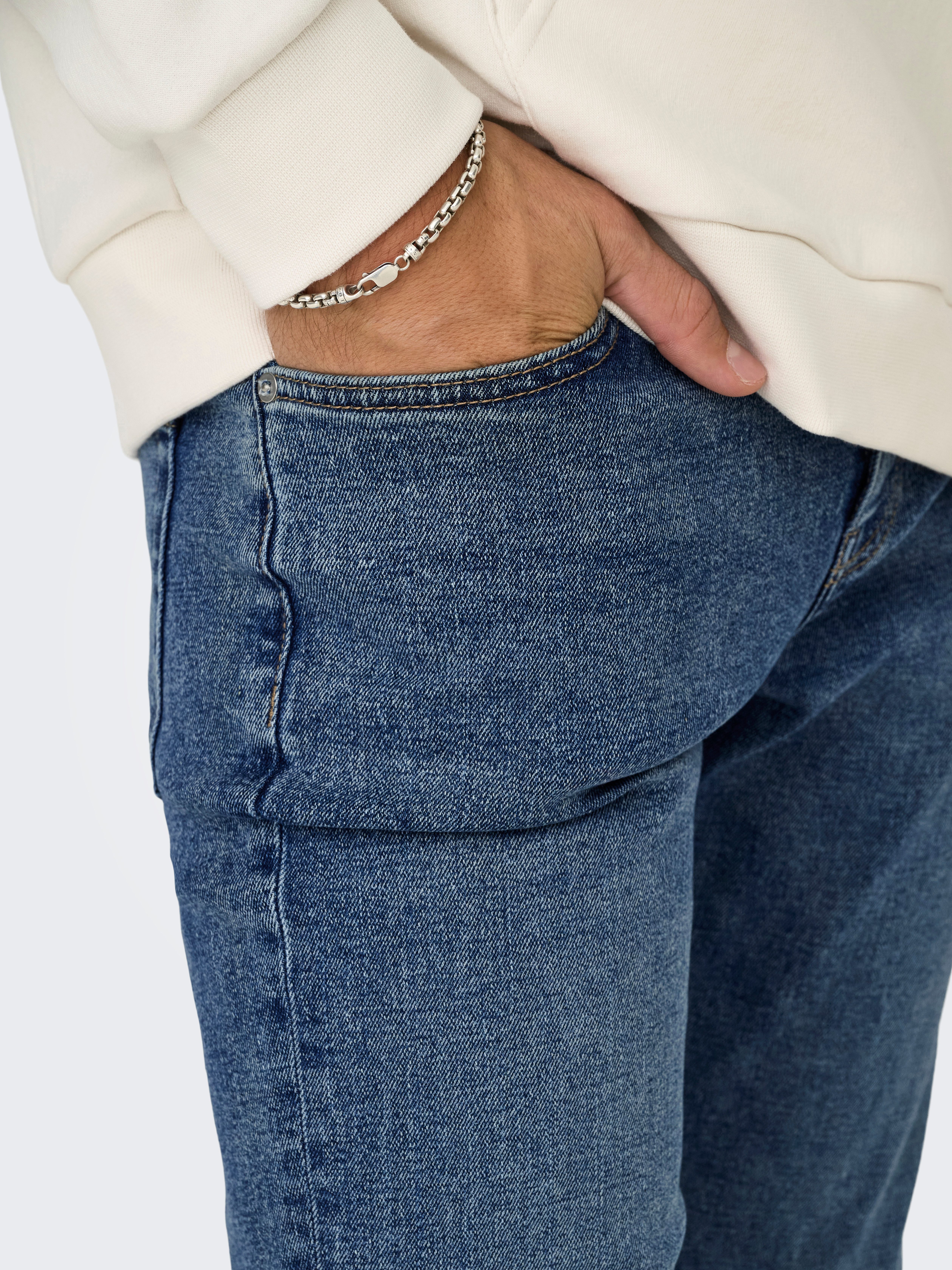 ONLY & SONS Slim-fit-Jeans ONSLOOM SLIM BOX PIM DNM MU OTL günstig online kaufen