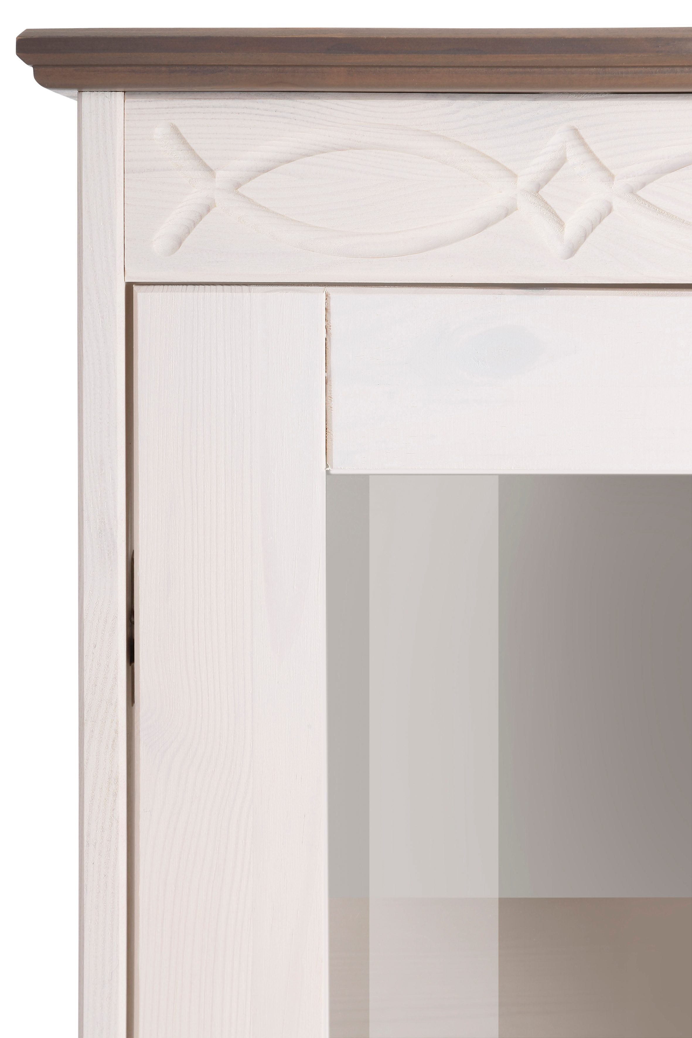 Schicke Holz-Optik mit Verzierungen