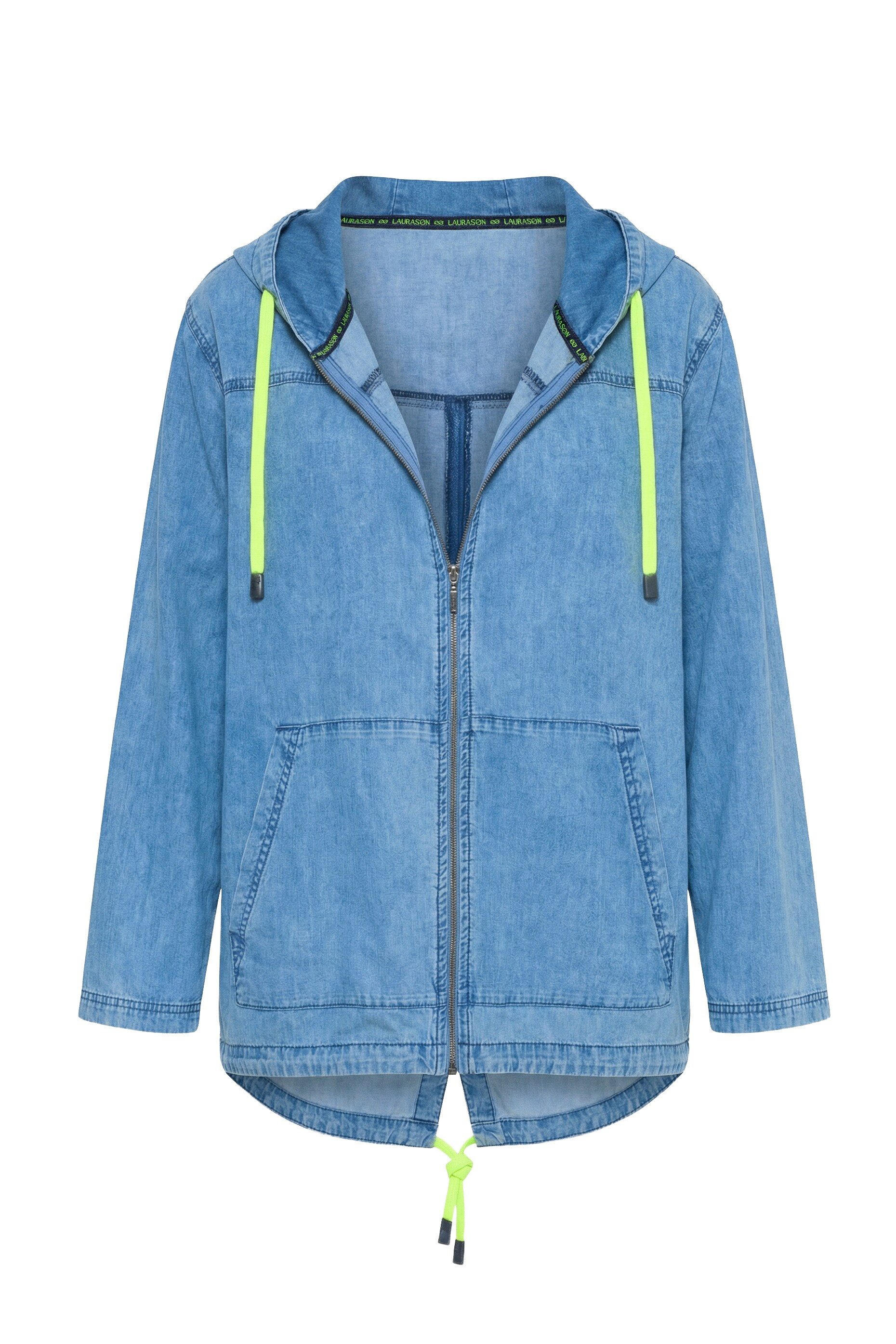 Laurasøn Sommerjacke Jeansparker Kapuze