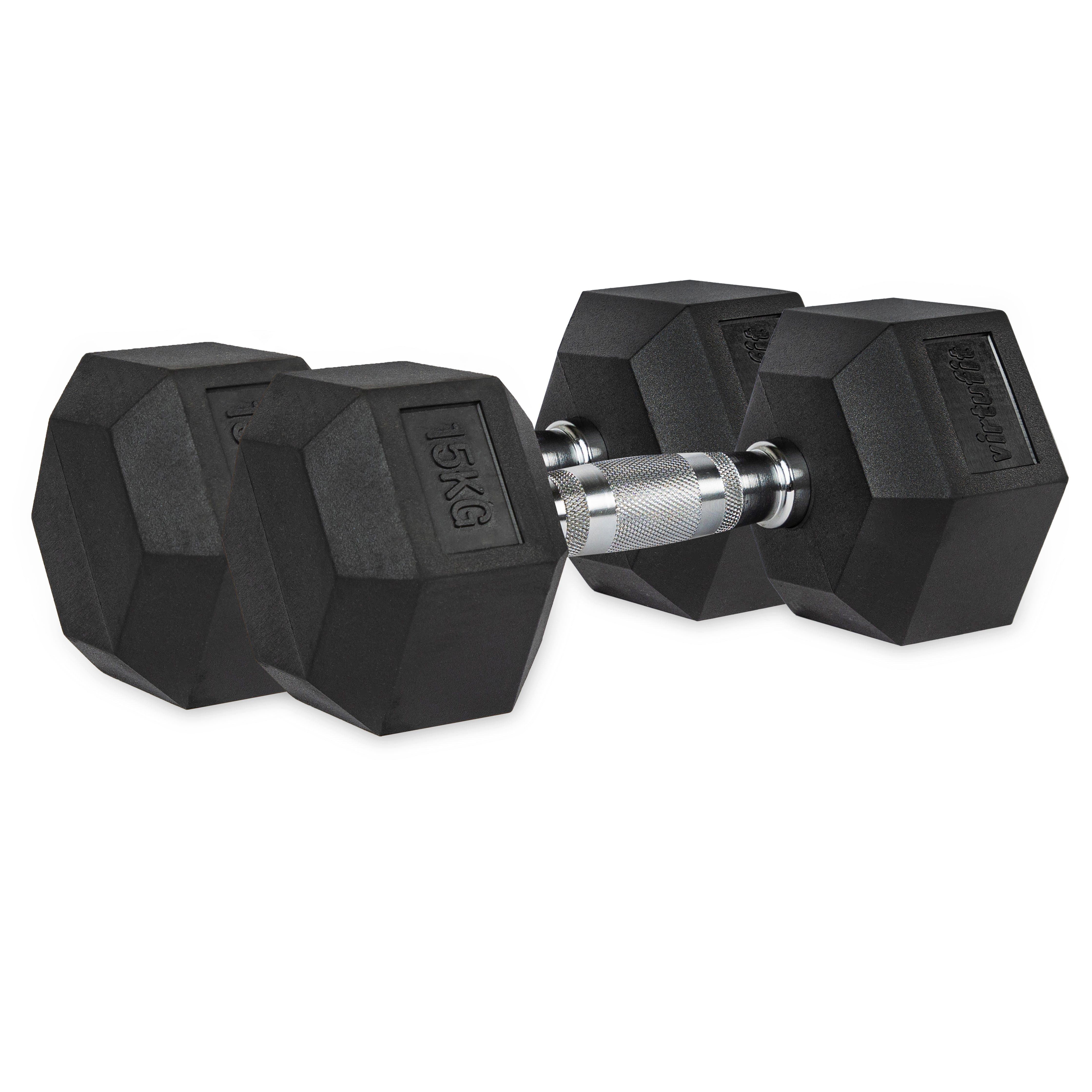 VirtuFit Kompakthantel VirtuFit Hexa Kurzhantel Pro Set 2 x 15 kg