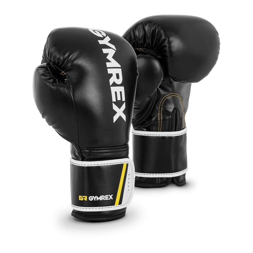 Gymrex Boxhandschuhe Sandsack Kickboxen Training 10 Oz Schwarz
