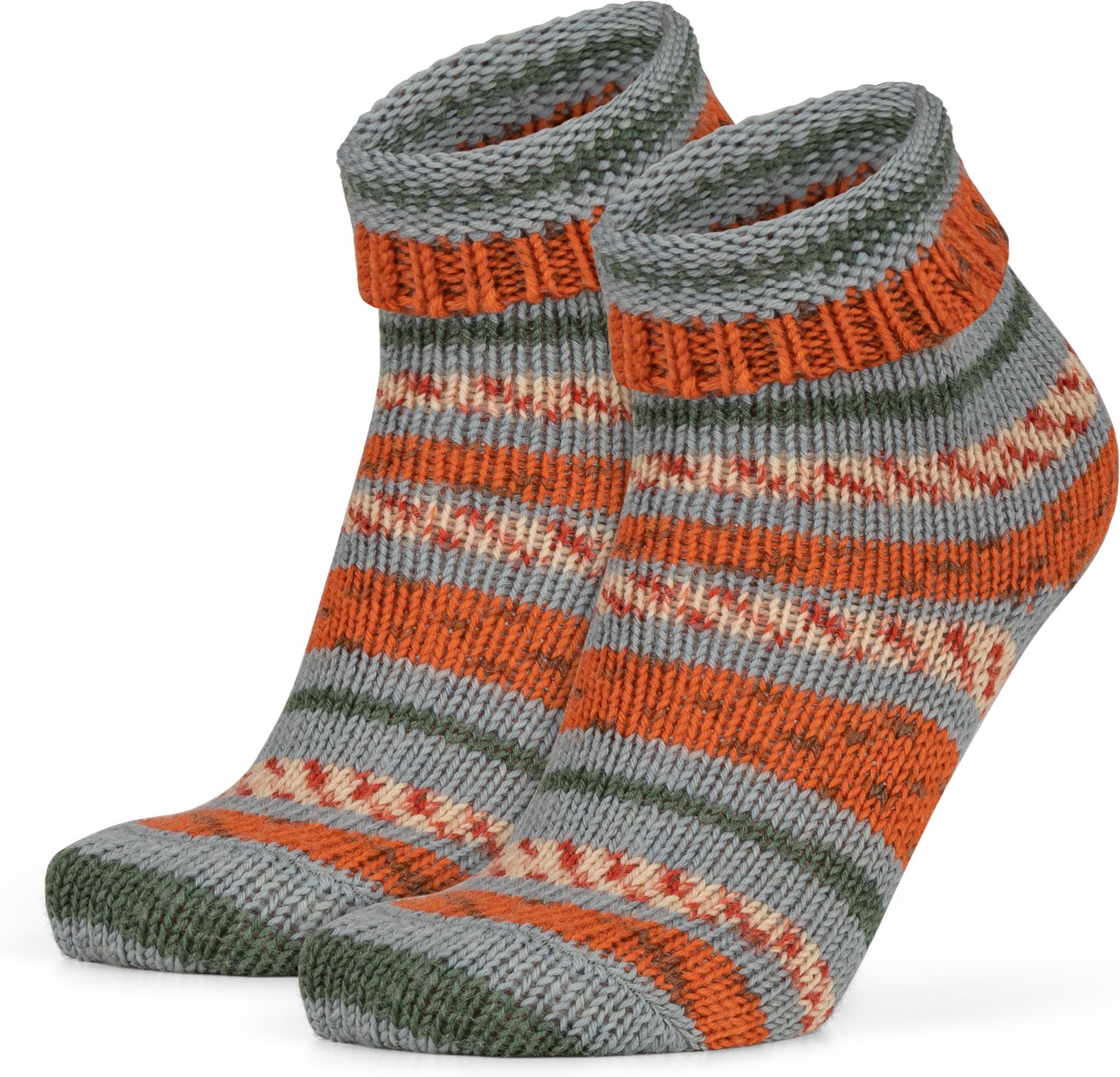 normani Thermosocken 2 Paar Gestrickte Wollsocken Bunt-geringelt (2 Paar) h günstig online kaufen