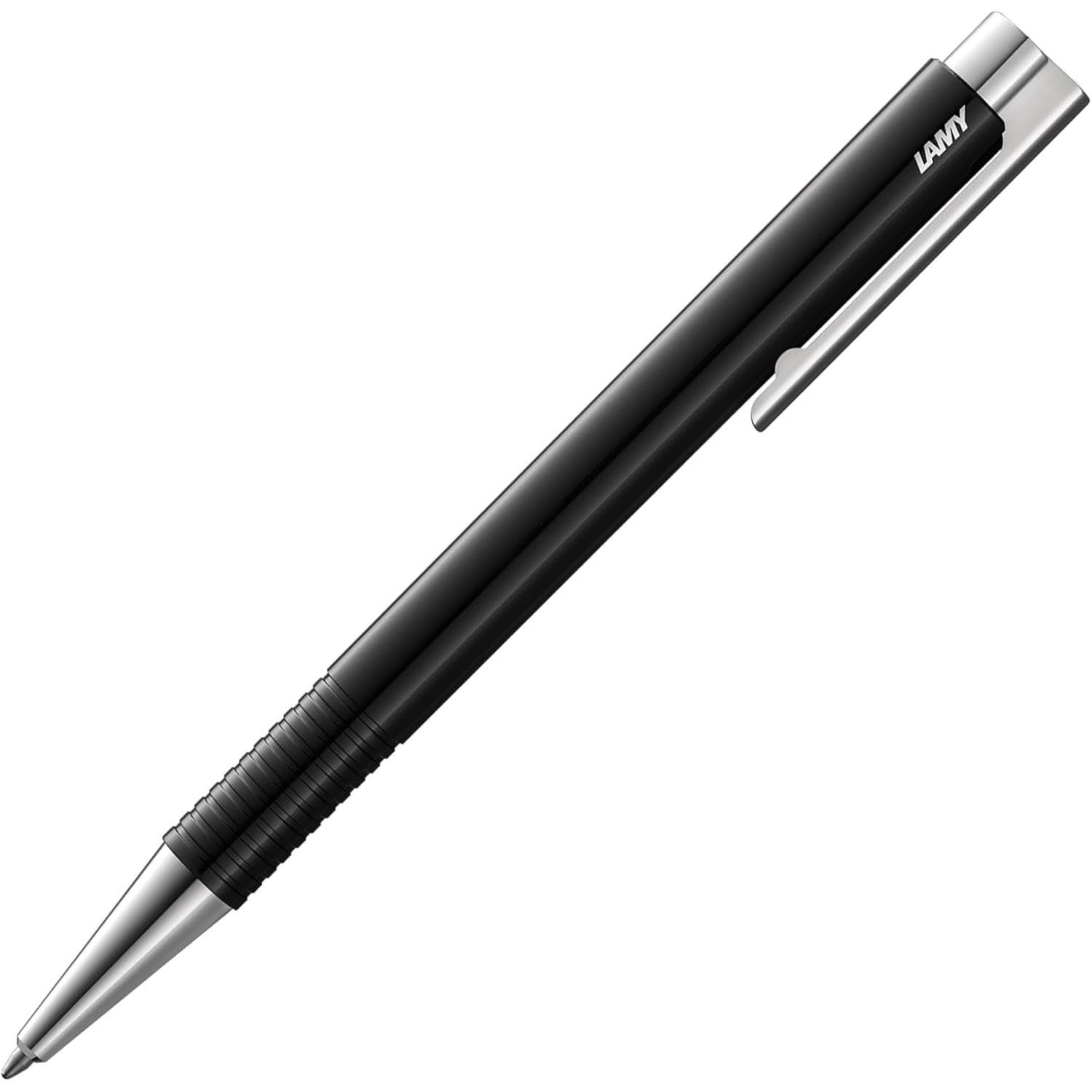 LAMY Kugelschreiber LAMY logo Kugelschreiber 204 M+ Schwarz Stärke B M16 Schreibfarbe blau