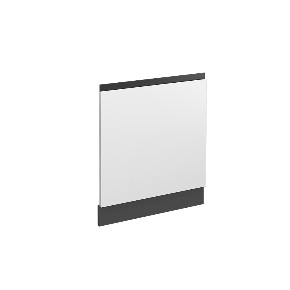 Vicco Frontblende R-Line, Weiß/Anthrazit, 60 cm J-Shape, ohne Arbeitsplatte