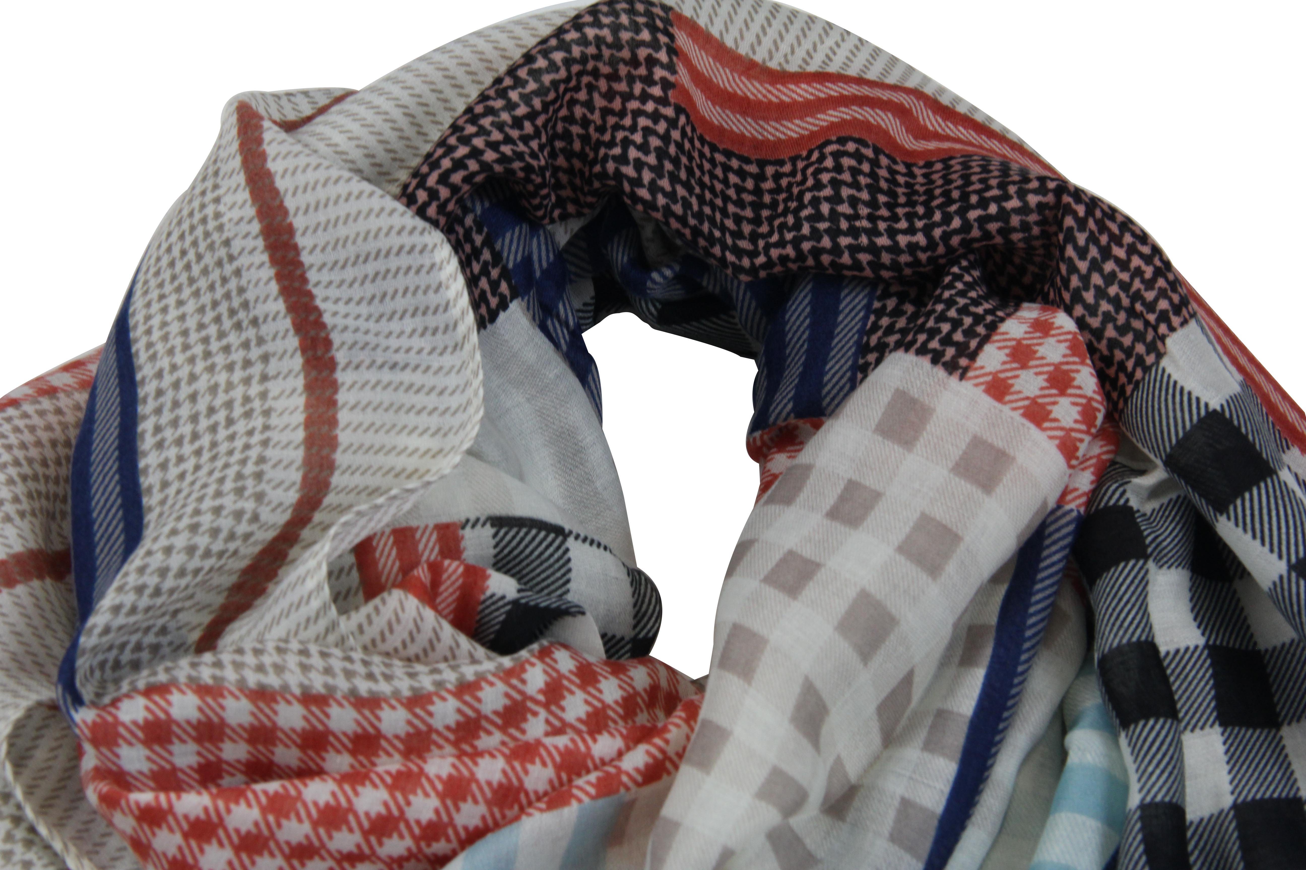 Vanessa & Melissa Modeschal Leichter Damen, Schal, modernes kariertes Desig günstig online kaufen