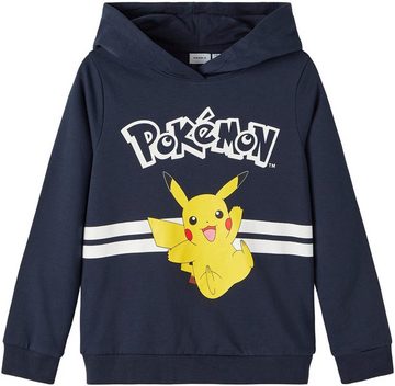 Name It Kapuzensweatshirt NKFJU POKEMON BOXY SWEAT WH BRU NOOS SKY