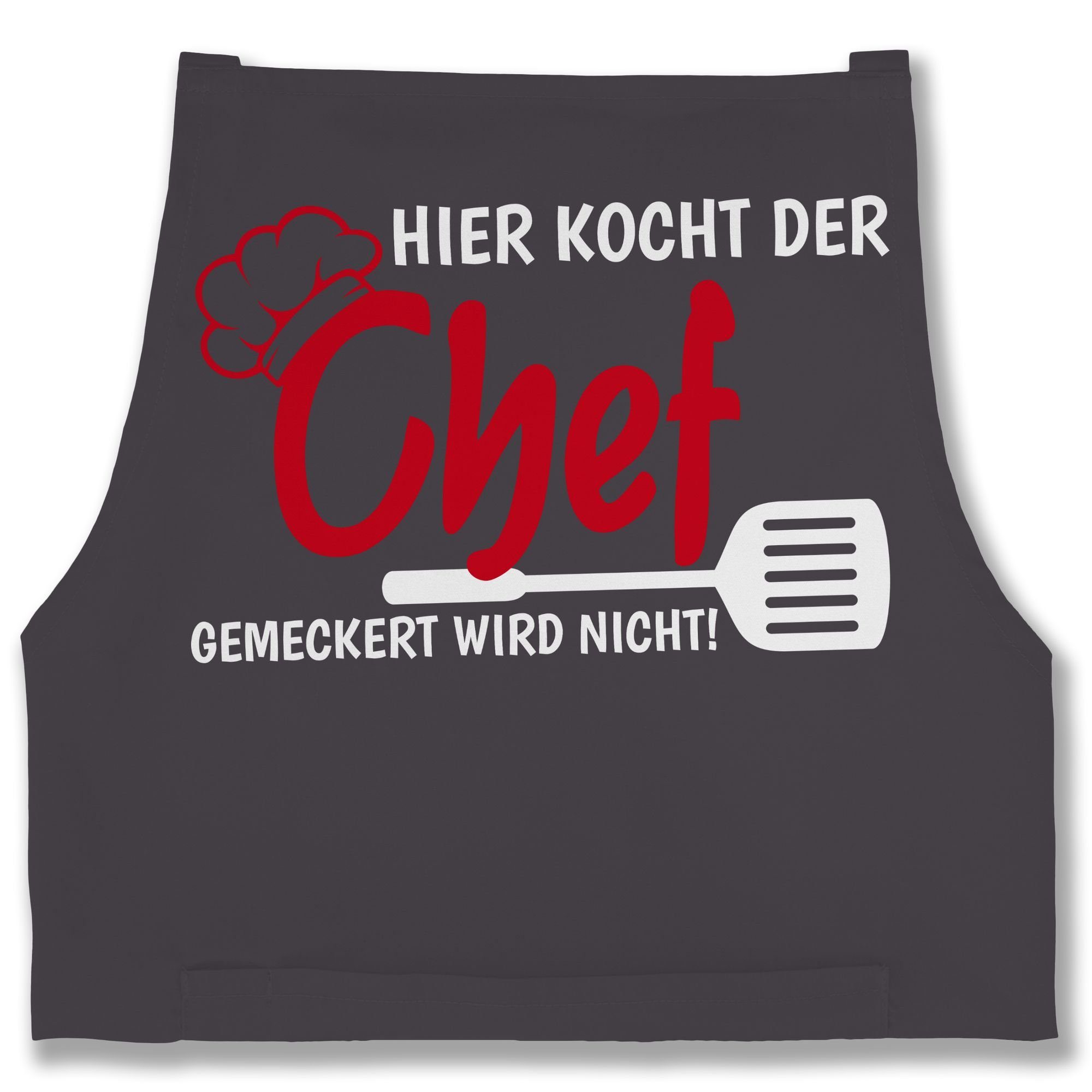 Shirtracer Kochschürze Hier kocht der Chef günstig online kaufen