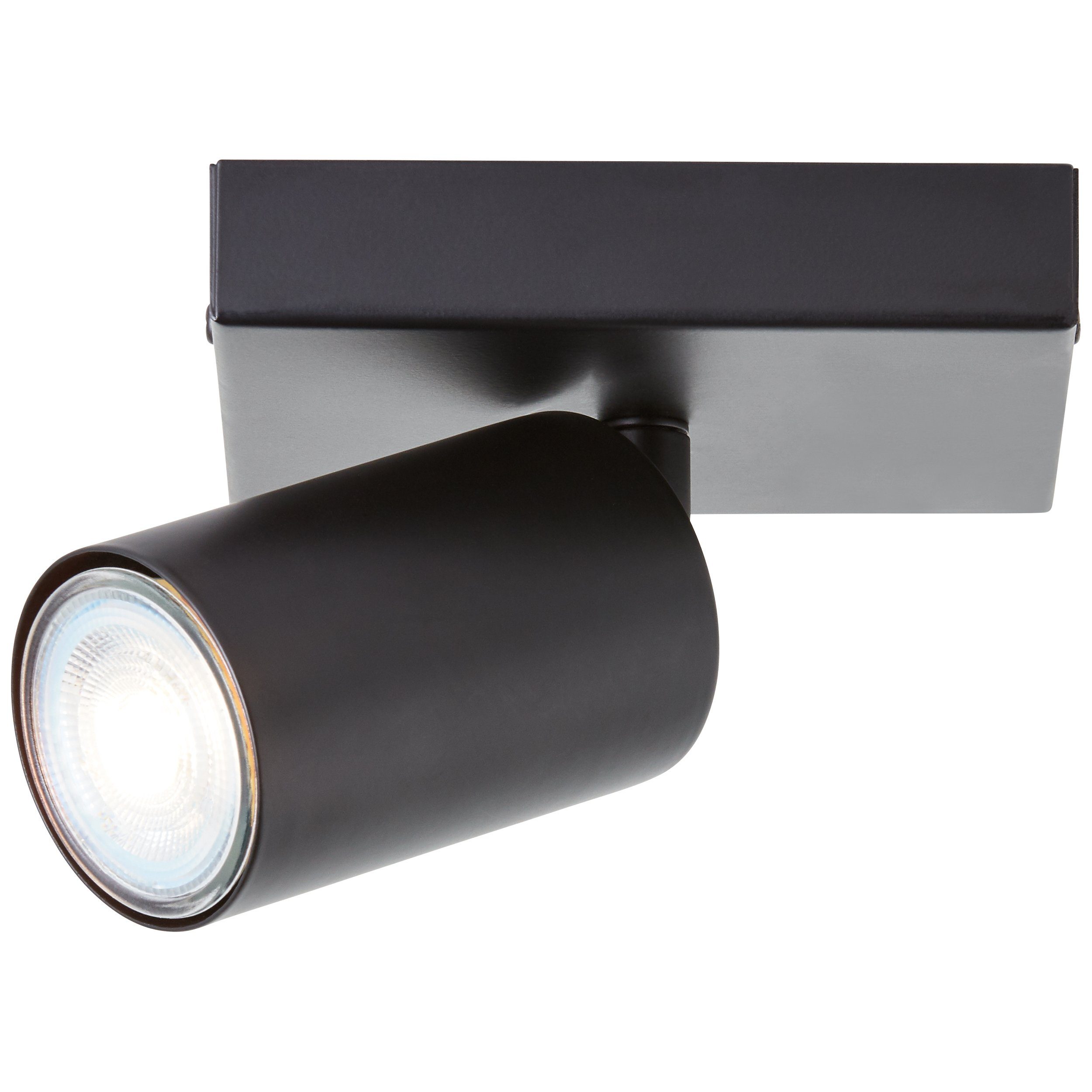Lightbox LED Wandstrahler, LED wechselbar, 3000 W, 12 12 K, 345 x 4,5 warmweiß, cm, lm, LED GU10, schwenkbar Deckenspot