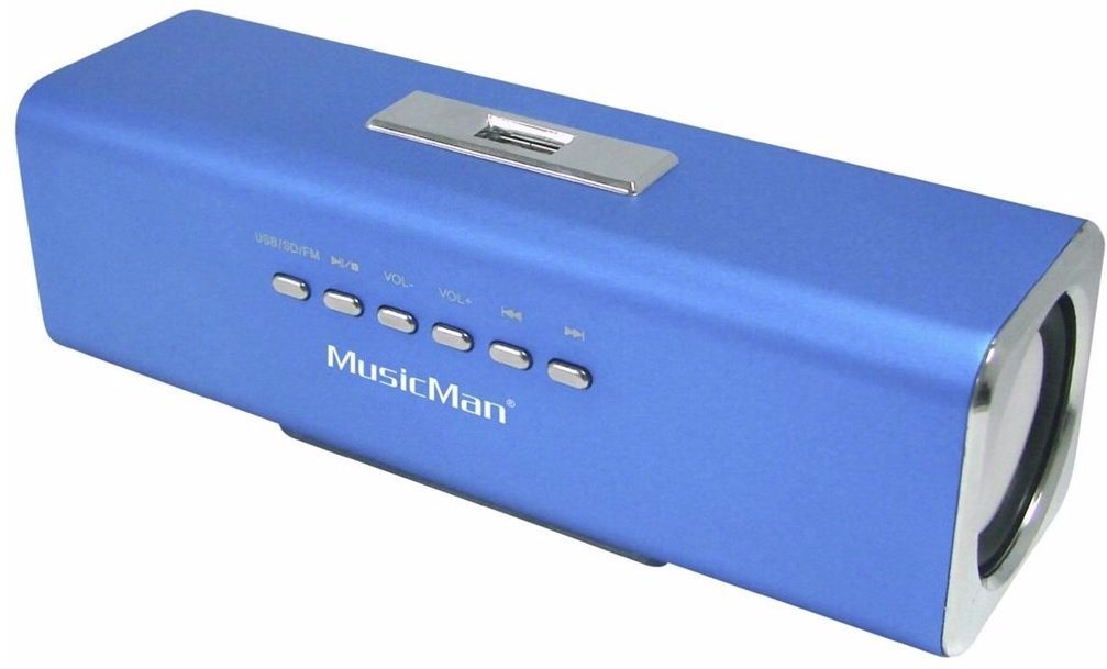 Lautsprecher »MusicMan MA SOUNDSTATION Blau« Lautsprecher »MusicMan MA SOUNDSTATION Blau«