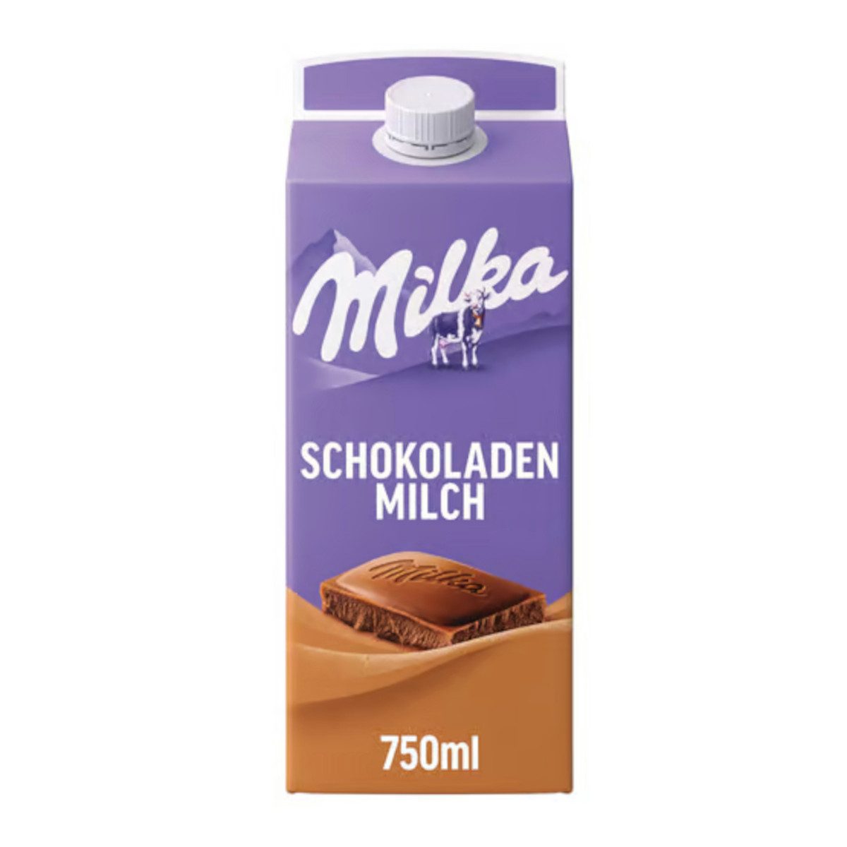 MILKA Milchmischgetränk, Milka Original Schokoladenmilch ungekühlt cremiger Geschmack 750ml