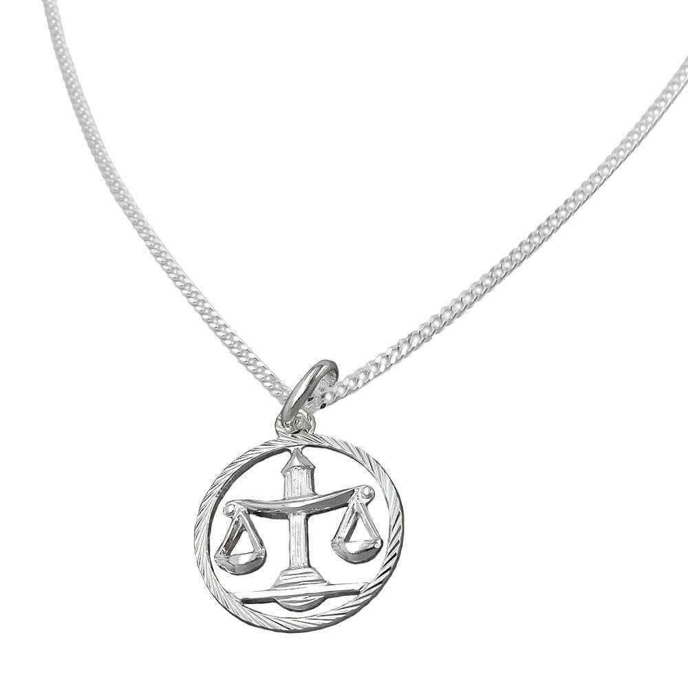 Schmuck Krone Kettenanhänger Anhänger Sternzeichen Waage mit 1,4mm Kette 92 günstig online kaufen