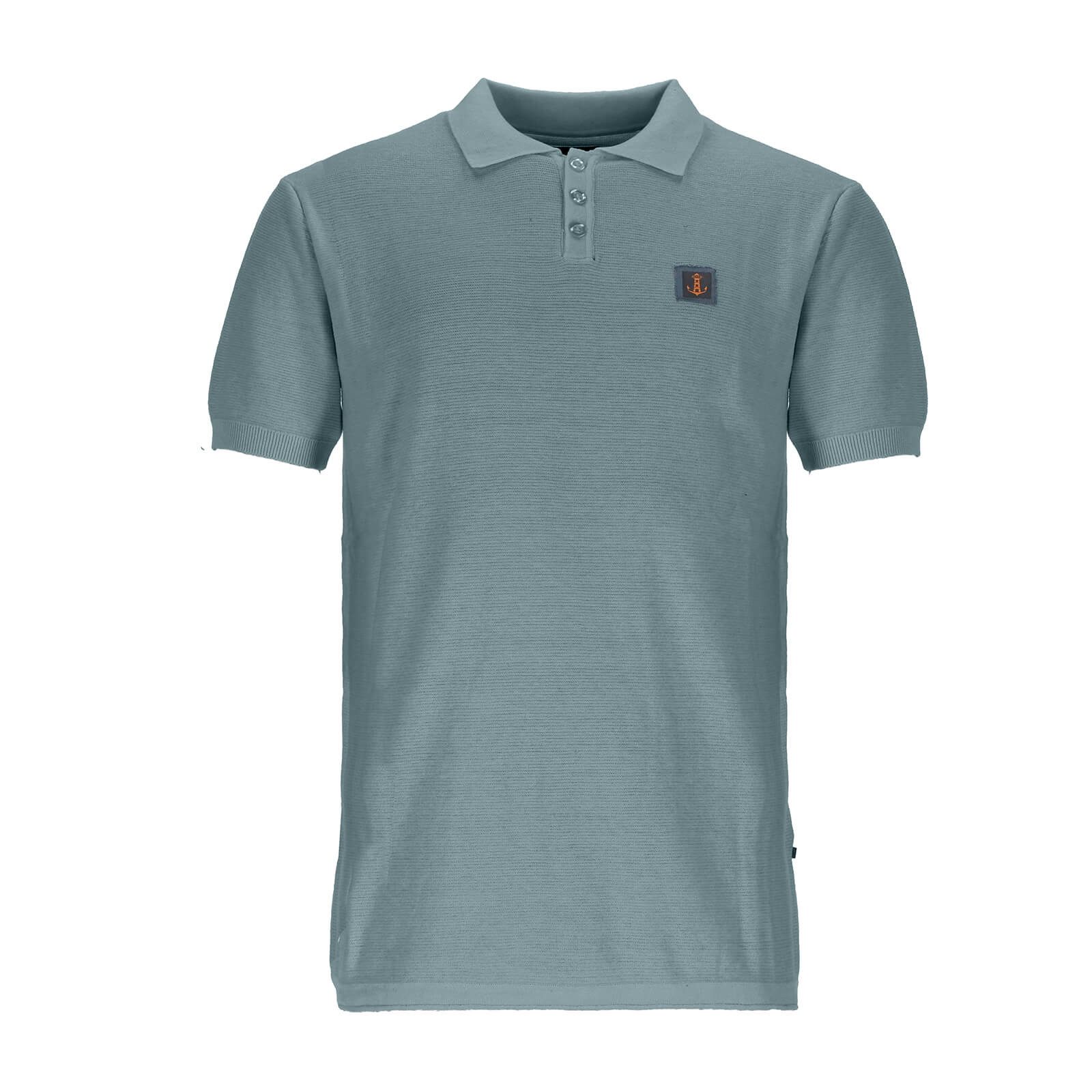 Leitfeuer Poloshirt 11324 Herren Strick-Poloshirt linksgestrickt - Kurzarm-Shirt mit Polokragen