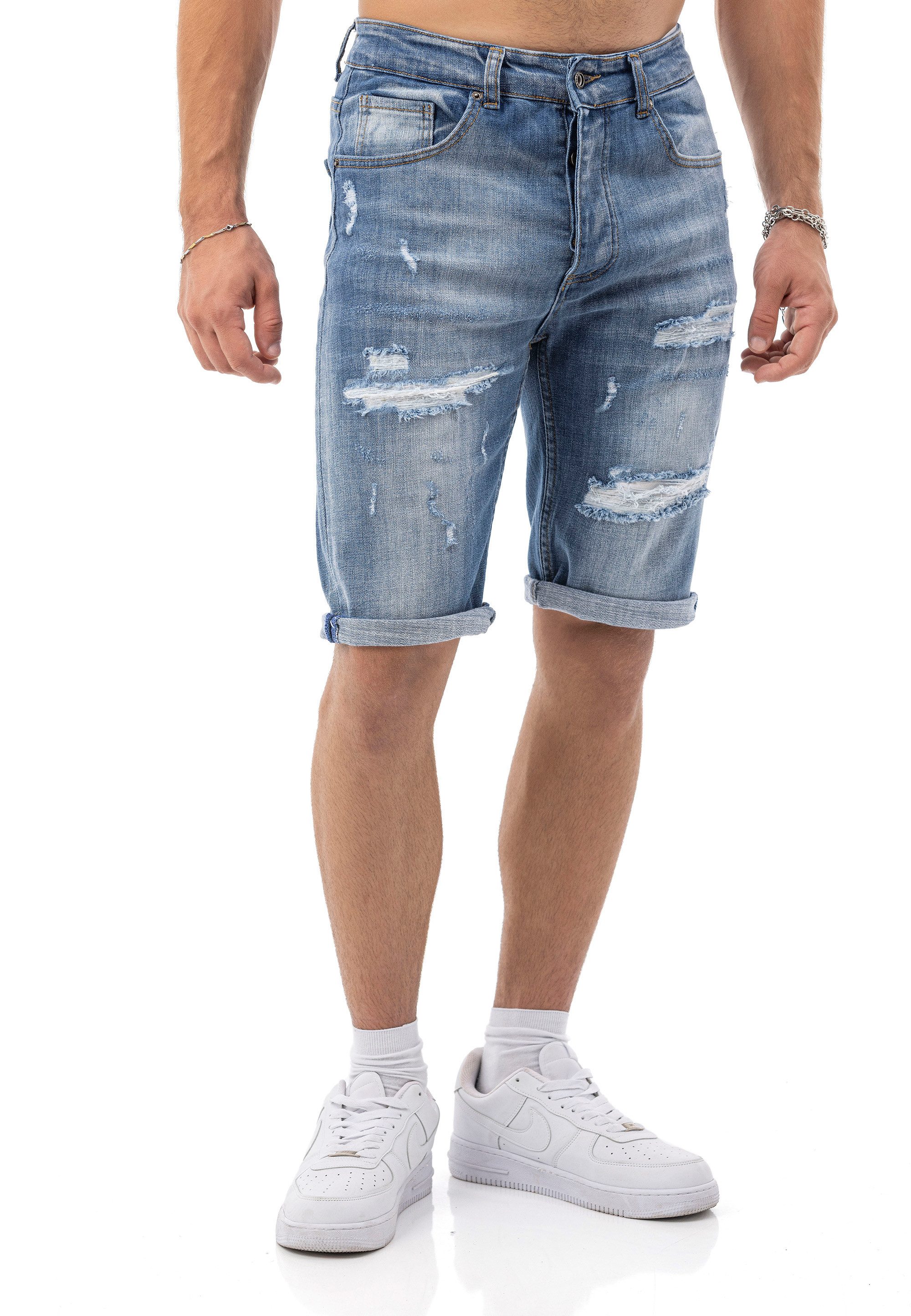 RedBridge Jeansshorts mit Destroy-Details – Kurze günstig online kaufen