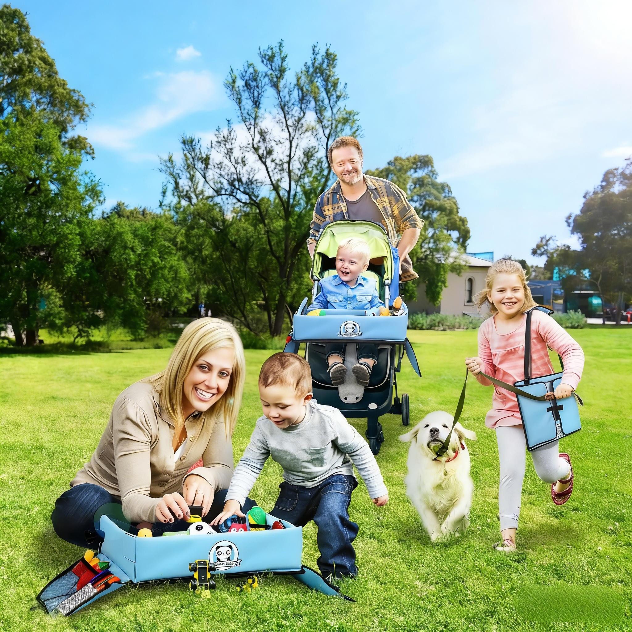 Ophy Spieltisch Tragbarer Kinderspiel-Tisch (Knietablett) für Autofahrten–verstellbar, für Autositz & Kindersitz – praktische Beschäftigung für unterwegs