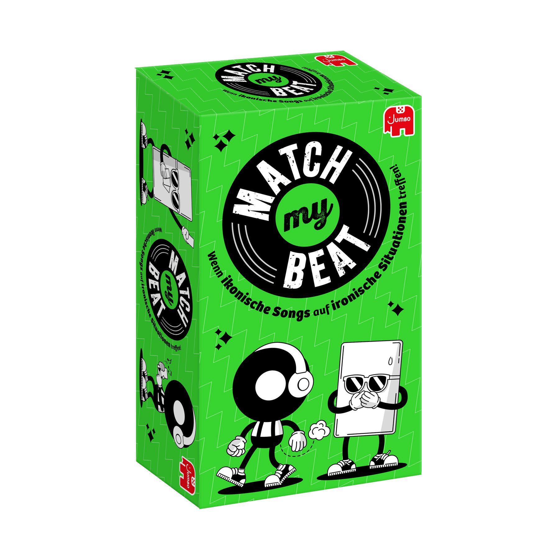 Jumbo Spiele Spiel Match My Beat, Partyspiel, Partyspiel