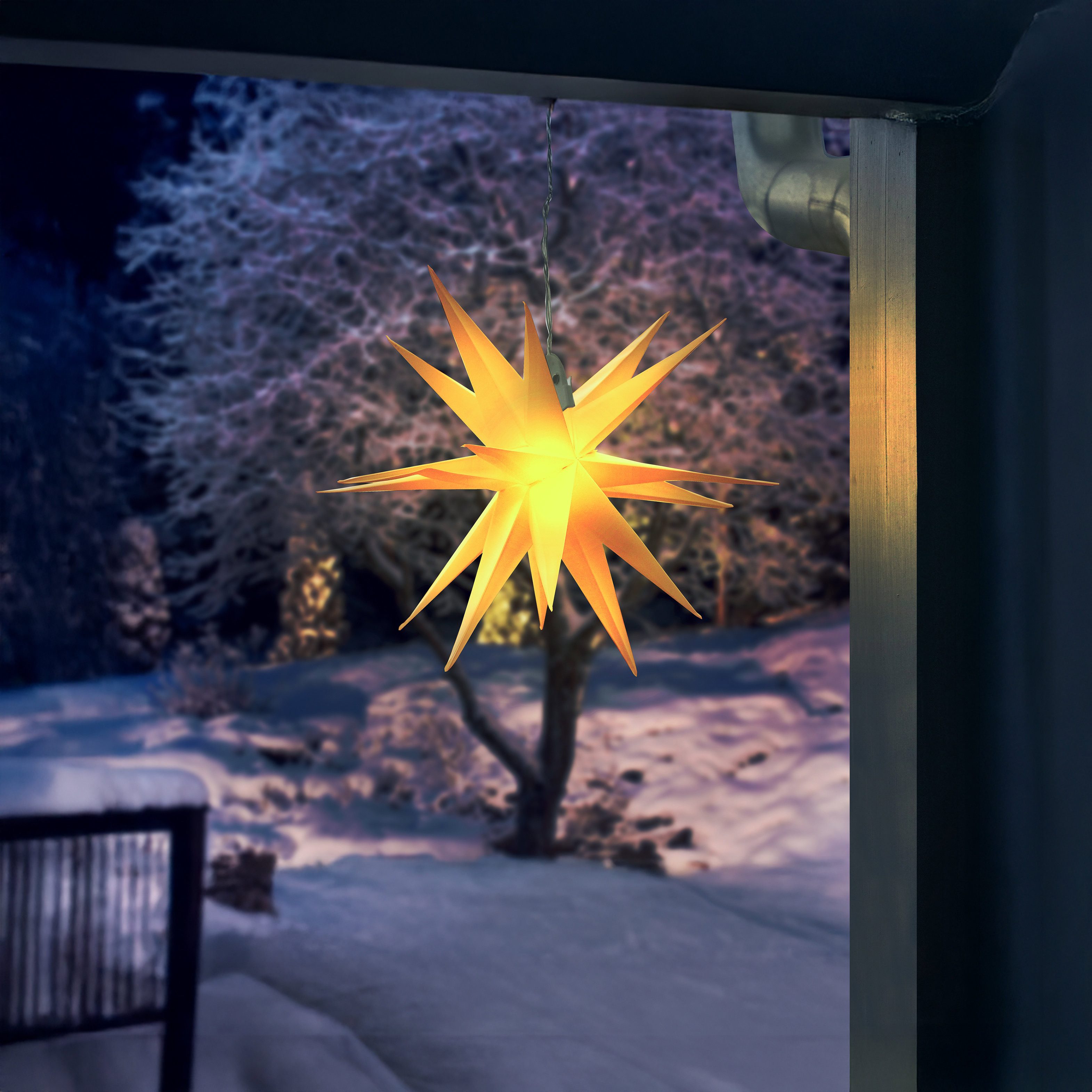 esotec LED Solarleuchte Weihnachtsstern Ø35cm, 2 günstig online kaufen