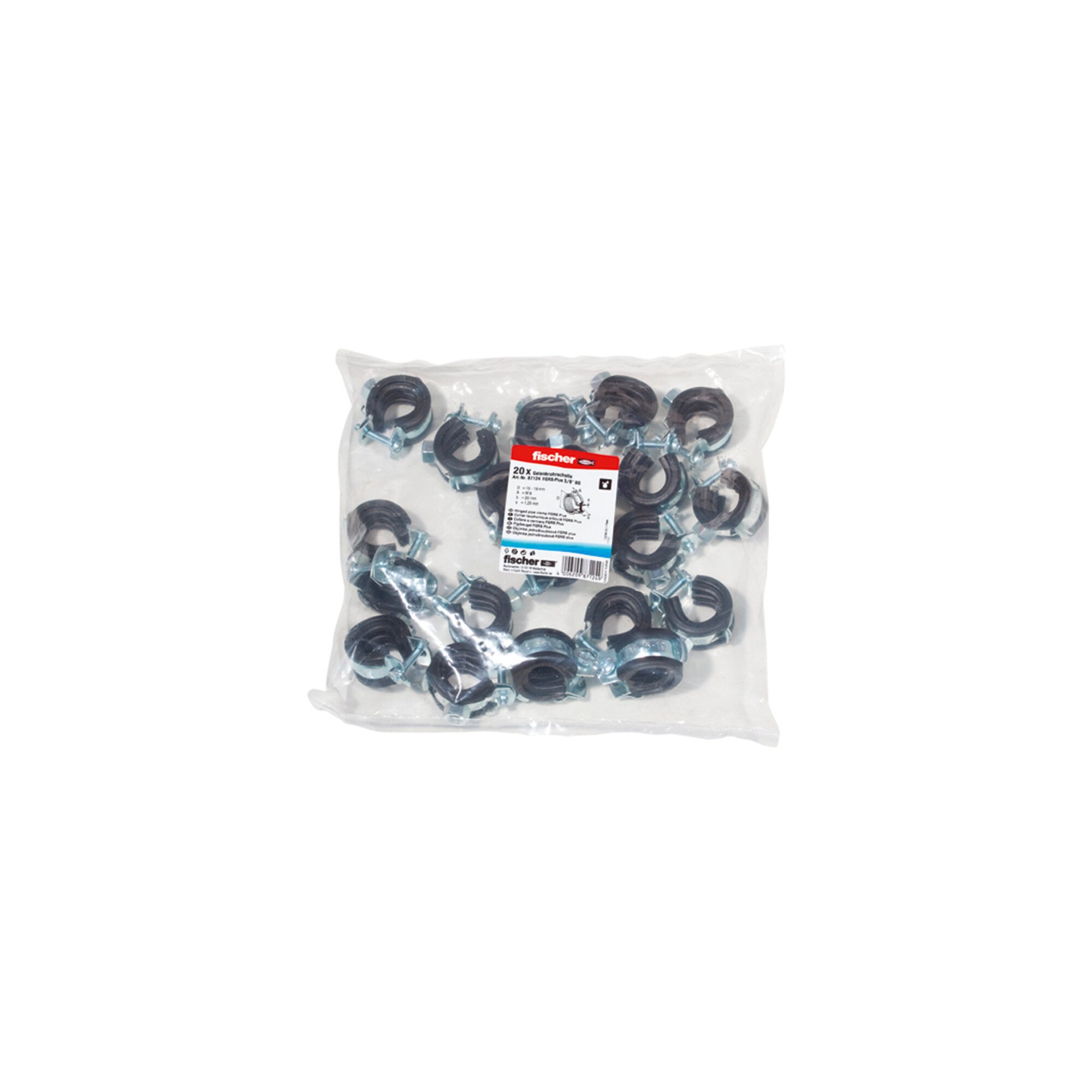 fischer Rohrschelle fischer Gelenkrohrschelle FGRS Plus 3/8" B (20) 5 Stk