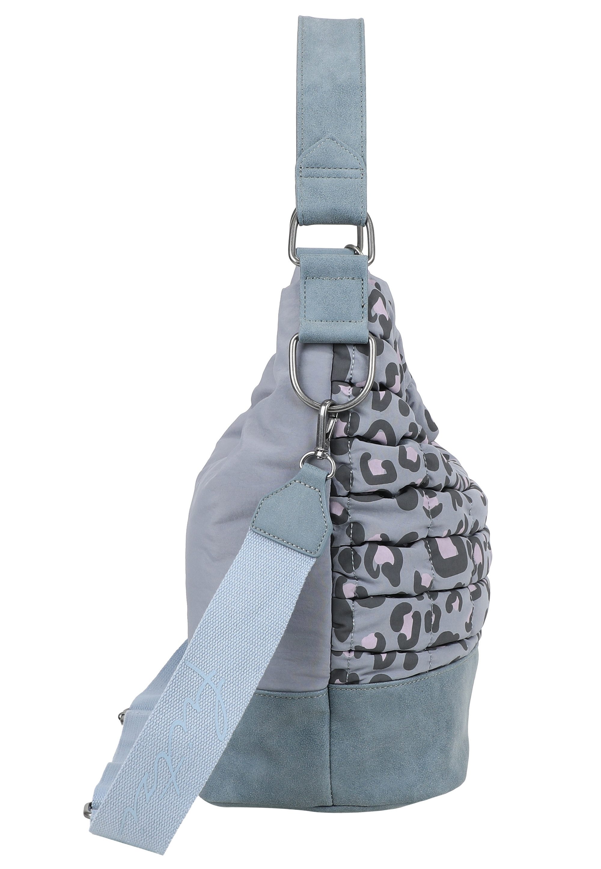Fritzi aus Preußen Henkeltasche Leo Bubble Soft Anthra, aus 3D-Bubble Nylon-Material