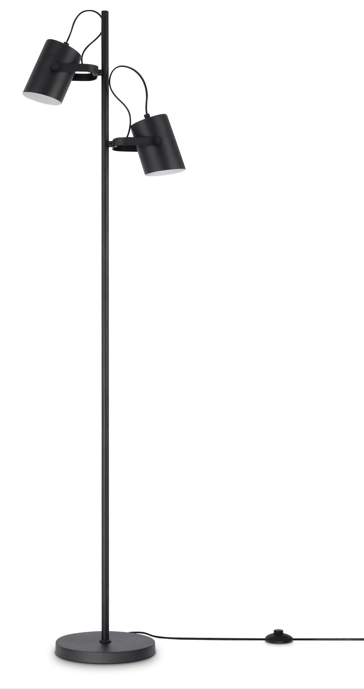 Paco Home Stehlampe KARL, ohne Leuchtmittel, mit kompatiblen Dimmer und Leuchtmittel