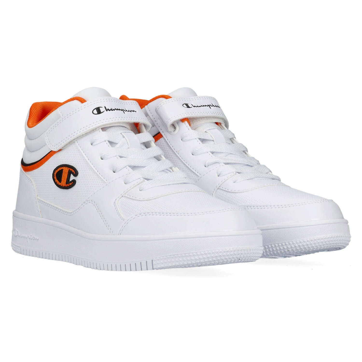 Champion Champion RD18 Mid Wht/Nbk/Orange Sneaker